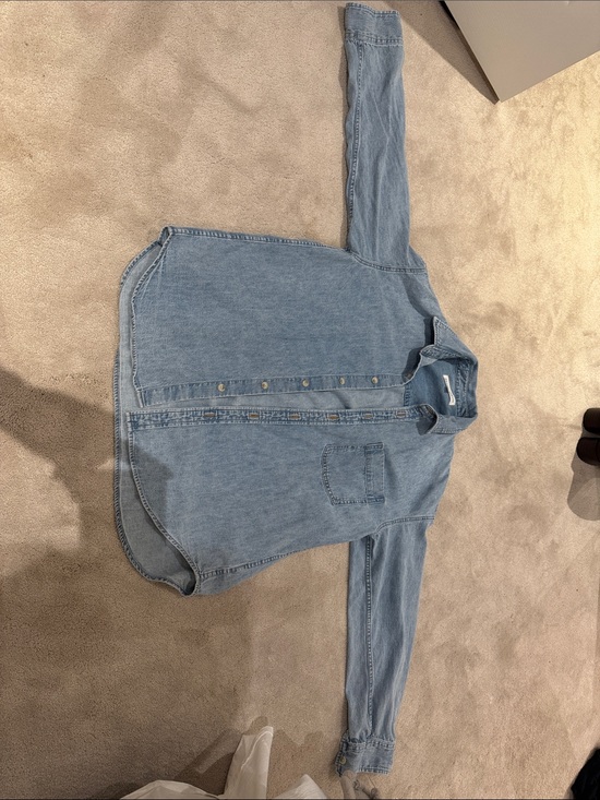 Denim Forum Tops - Aritzia Denim Forum Light Blue Denim Shirt
